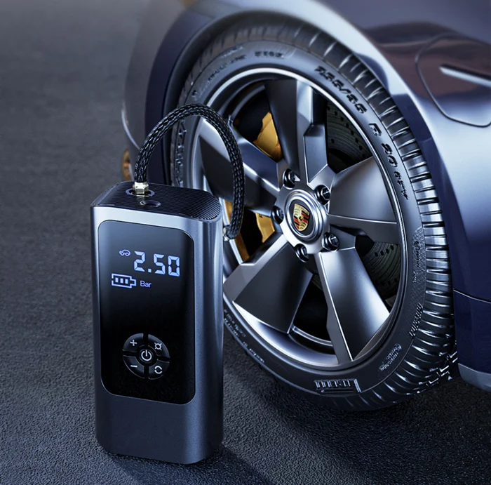 Kompressor 12V mit Akku – Dual Power für Auto und Fahrrad