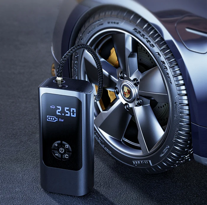 Kompressor 12V mit Akku – Dual Power für Auto und Fahrrad