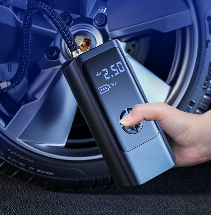 Kompressor 12V mit Akku – Dual Power für Auto und Fahrrad