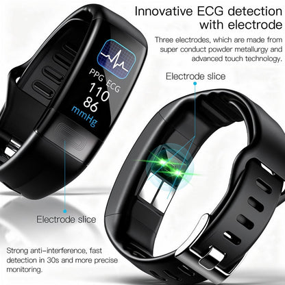 Smartwatch mit EKG, Herzfrequenz und Blutdruckmessung