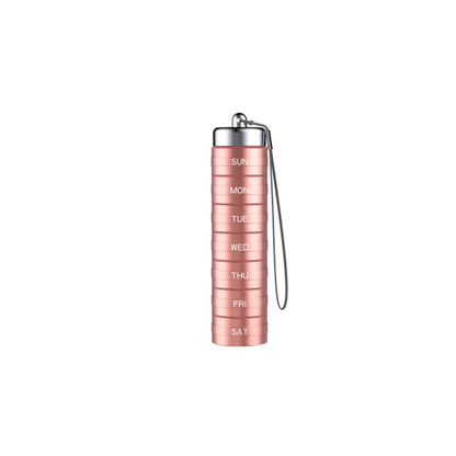 Medikamentendosierer 7-Tage wasserdicht aus Aluminium