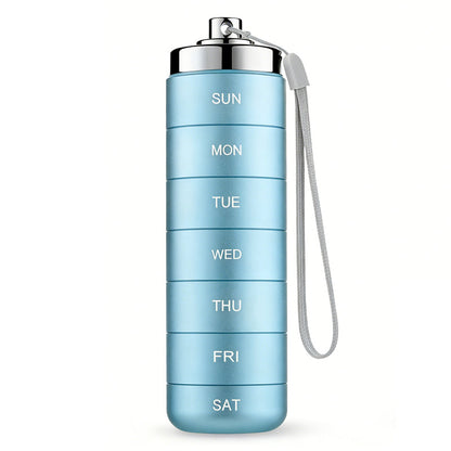 Medikamentendosierer 7-Tage wasserdicht aus Aluminium