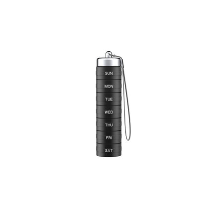 Medikamentendosierer 7-Tage wasserdicht aus Aluminium