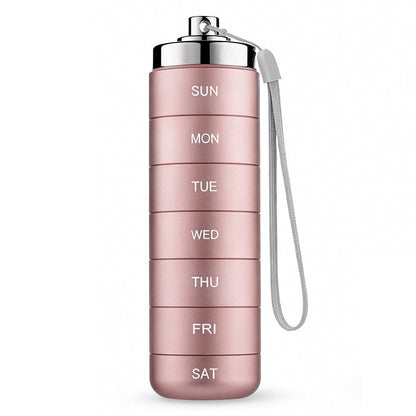 Medikamentendosierer 7-Tage wasserdicht aus Aluminium